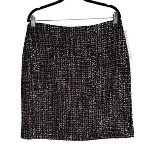 Calvin Klein Tweed Lined Mini Skirt – Size 10